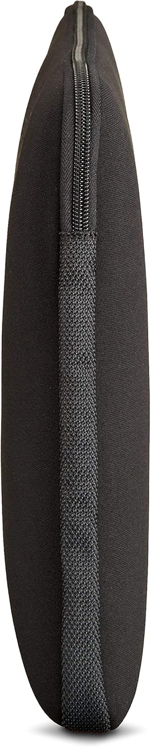Amazon Basics 11.6 inch Laptop Sleeve, Protective Case with Zipper - Black