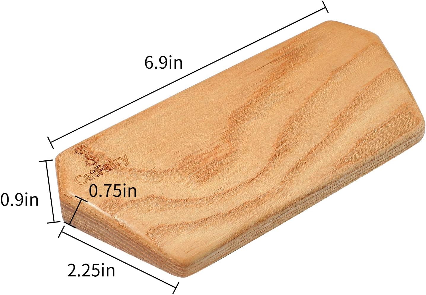 Wooden Keyboard Wrist Rest, Keyboard Wooden Palm Rest，Keyboard Wrist Rest Pad, Solid Wood Mouse Pad Wrist Guard, Ash Wood Wrist Rest, Wrist Pad for Keyboard, (Fraxinus Excelsior,11.8in)