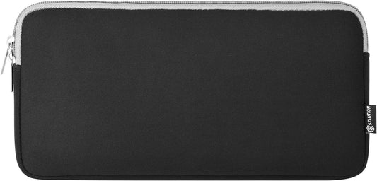 Neoprene Keyboard Sleeve Case for Apple MC184LL/B Wireless Bluetooth Keyboard, Protective Keyboard Case with Zipper for Small Wireless Keyboard, Black