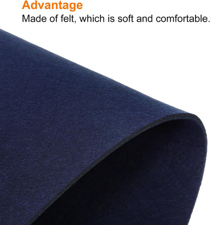 PATIKIL 24"x12" Desk Mat Protector, Felt Dual Side Mouse Pad Writing Mat for Office Home, Gray