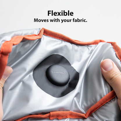Elevation Lab AirTag Fabric Mount - TagVault™ - The First AirTag Fabric Mount | Secure & Discreet | for Luggage, Purses, Backpacks, & Jackets (4 Pack)