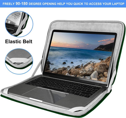 Laptop Sleeve 15.6 Inch, Durable Shockproof Protective Cover Flip Case Briefcase Carrying Computer Bag Case Compatible with 15.6 Inch HP, ASUS, Lenovo, Acer, Notebook, Computer, Black