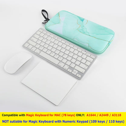 Cosmos Neoprene Keyboard Sleeve Carrying Keyboard Case Bag Protection Pouch Compatible with Magic Keyboard 1 & 2, Magic Mouse, Wireless Keyboard, Magic Trackpad and Wireless Trackpad