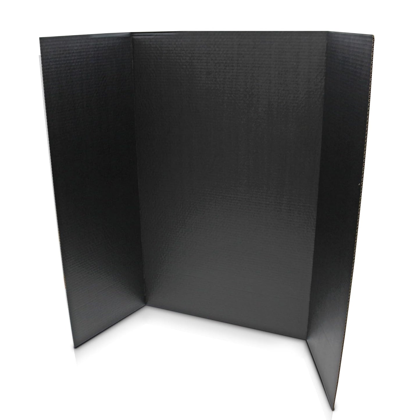 Flipside Products 36” x 48” Project Boards for Presentations, Science Fair, School Projects, Event Displays and Trifold Picture Board, Proudly Made in USA - Black - 4 Pack