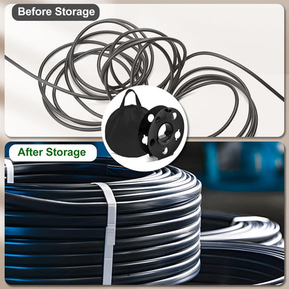 Portable Heavy Duty Cord Storage Reel 1 Pack Easy to Use with Center Rotating Handle 100 Feet for Outdoor Activities