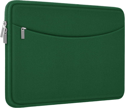 Laptop Sleeve Case 14 inch, Shockproof Protective Laptop Cover Briefcase Carrying Computer Bag with Accessory Pocket Portable Computer Sleeve for 14" MacBook, HP, Dell, Lenovo, Acer, Black