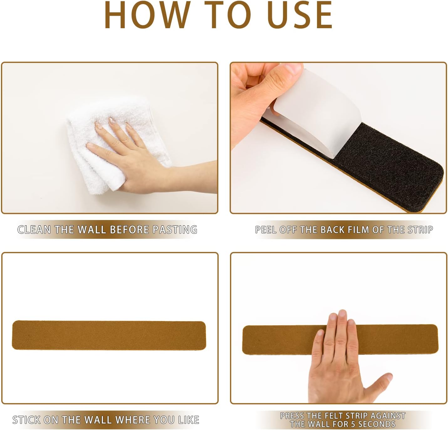 Bulletin Board Cork Board Cork Boards for Walls Cork Board for Office Pin Board Bulletin Boards for Walls (Brown)