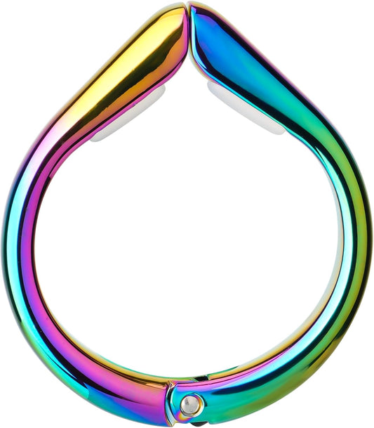enGMOLPHY Bag Hook Hanger, Holds Up to 33LB, Purse Hook for Desk, Under Table Bar Handbag Hanger, Stylish Purse Holder Storage Hook-Colorful