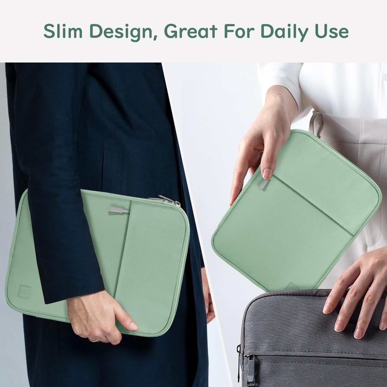 Dadanism 9-11 Inch Tablet Sleeve Padded Carrying Case for iPad (A16) 11th Gen 11", iPad 10th Gen 10.9", iPad Air M4/Pro M5 11", iPad Air 5/4, iPad 9/8/7th Gen, Galaxy Tab A11+ Plus 11", Blue
