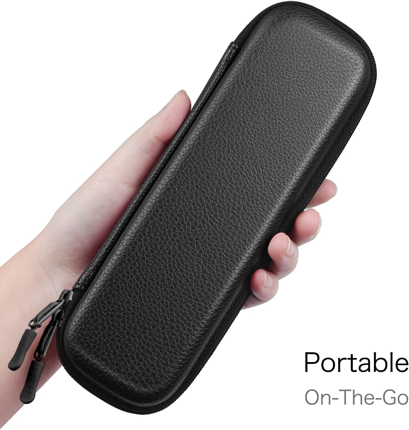 Fintie Holder Case for Apple Pencil Pro, Apple Pencil (USB-C / 1st / 2nd Generation), PU Leather Carrying Bag Sleeve Compatible with Pen, USB Cable, Samsung Stylus, Lilac Marble