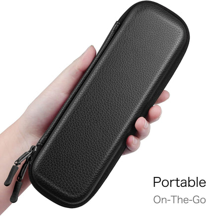 Fintie Holder Case for Apple Pencil Pro, Apple Pencil (USB-C / 1st / 2nd Generation), PU Leather Carrying Bag Sleeve Compatible with Pen, USB Cable, Samsung Stylus, Lilac Marble
