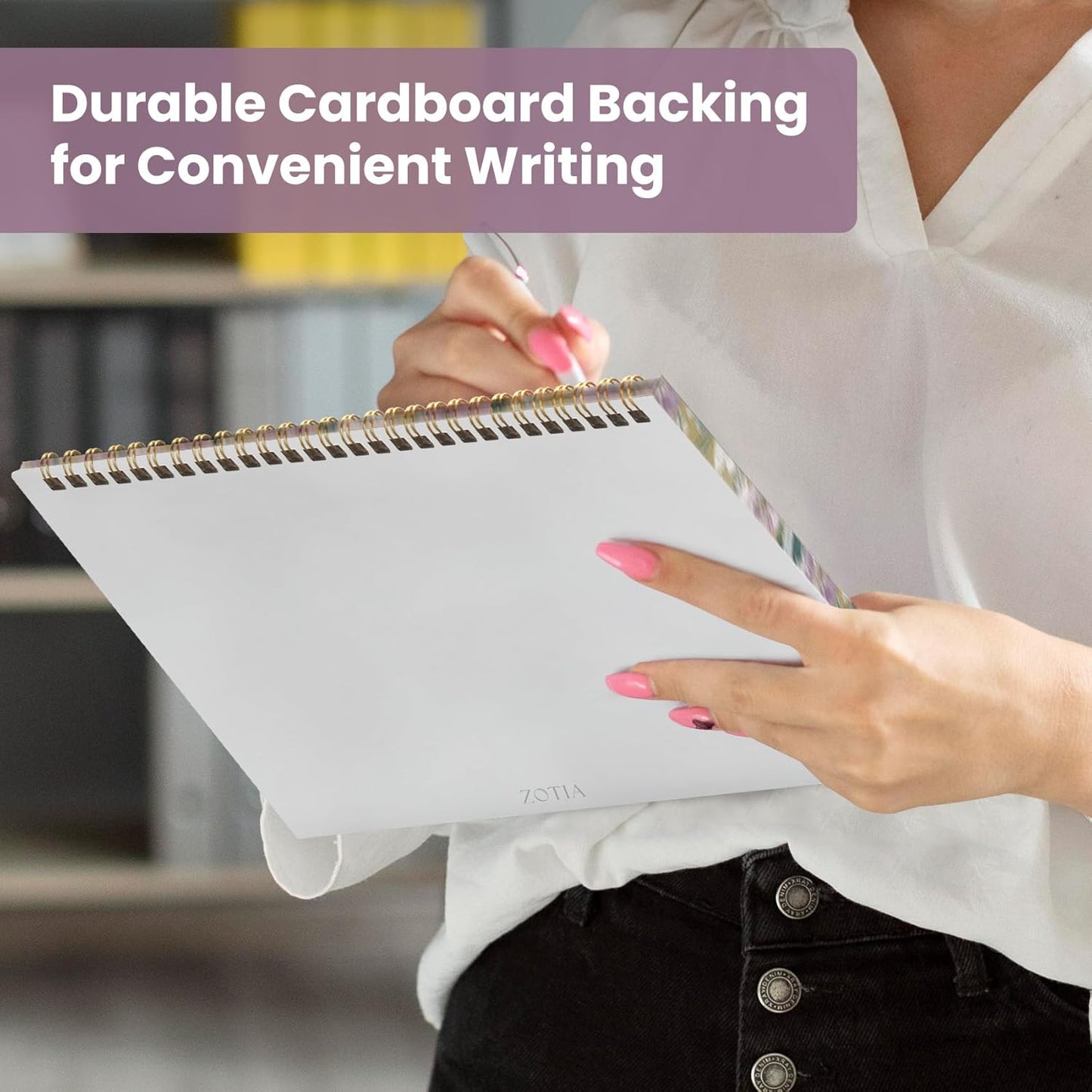Weekly To Do List Notepad with 52 Undated Sheets（8.5"×11"）- Undated Weekly Planner Notepad for Office Desk Accessories and Supplies - Midnight Lilac