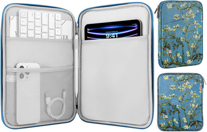 MoKo 9-11 Inch Tablet Sleeve Case, Fits New 11inch iPad Air M4/Pro M5, iPad A16 11", i-Pad 10/9/8/7th/Air 5/4th 10.9"/10.2", Tab S9/S8 11", Protective Bag Carrying Case with Pocket, Dark Gray