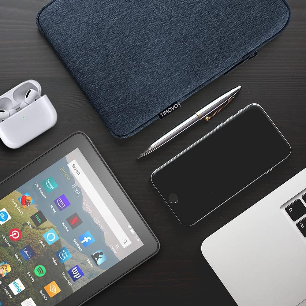 TiMOVO 9-11" Tablet Sleeve Bag for iPad 11-inch A16 2025, iPad 10.9"/10.2"| Air 11 Inch/5th/4th Gen. 10.9", Galaxy Tab A9+/A11Plus 11", Protective Bag Fit Smart Keyboard, Dusty Blue
