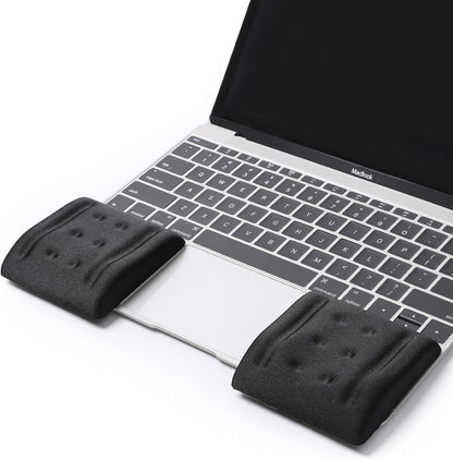L-Shaped Desk EdgeRest, 2-Piece Set, Plam & Wrist & Forearm & Elbow Comfort Support for Table or Desk Edge, Non-Slip, Memory Foam Padding, Ergonomic Design, Separate Design (11.8 * 3.9 inch)