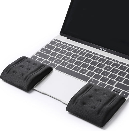 L-Shaped Desk EdgeRest, 2-Piece Set, Plam & Wrist & Forearm & Elbow Comfort Support for Table or Desk Edge, Non-Slip, Memory Foam Padding, Ergonomic Design, Separate Design (11.8 * 3.9 inch)