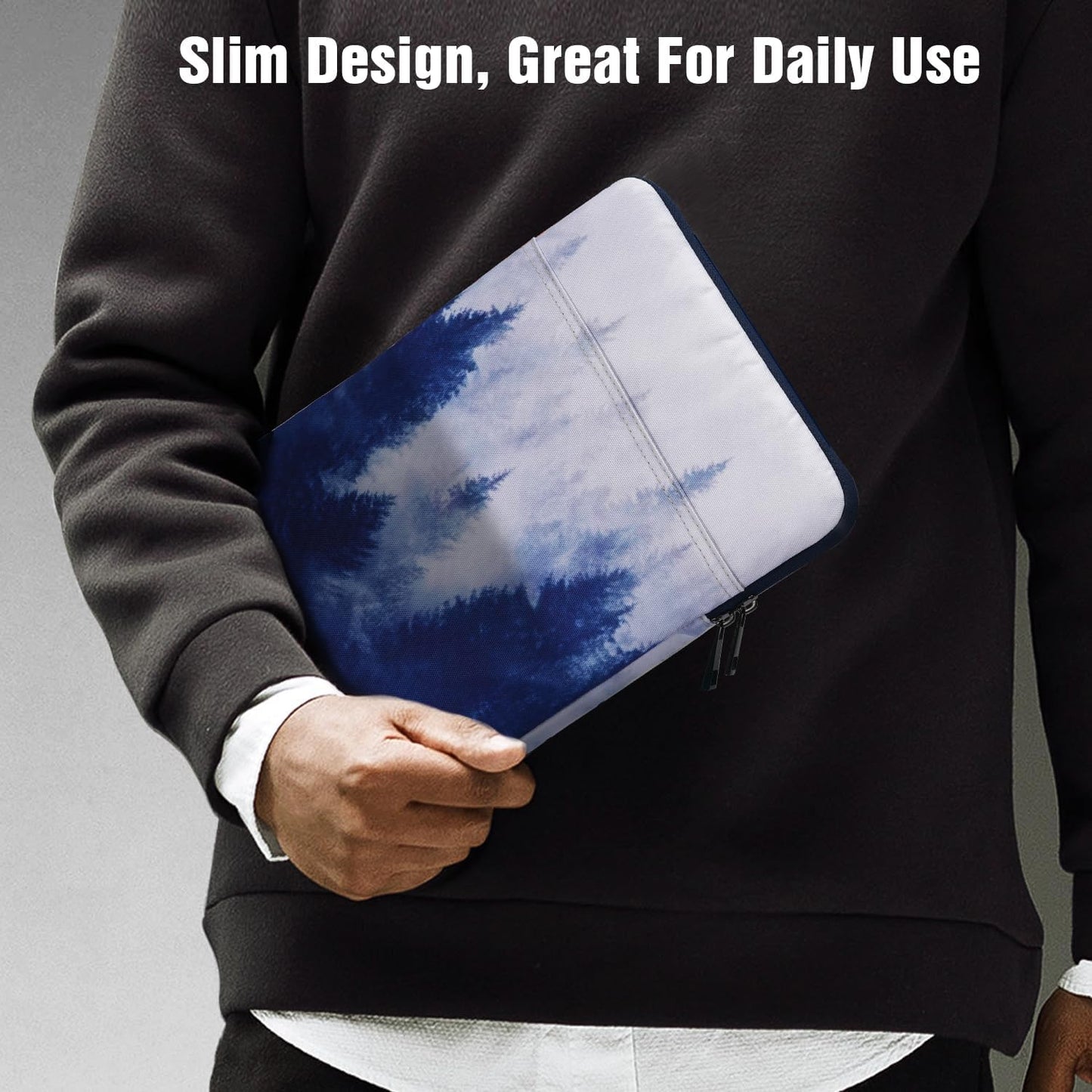 TiMOVO 9-11" Tablet Sleeve Bag for iPad 11-inch A16 2025, iPad 10.9"/10.2"| Air 11 Inch/5th/4th Gen. 10.9", Galaxy Tab A9+/A11Plus 11", Protective Bag Fit Smart Keyboard, Dusty Blue