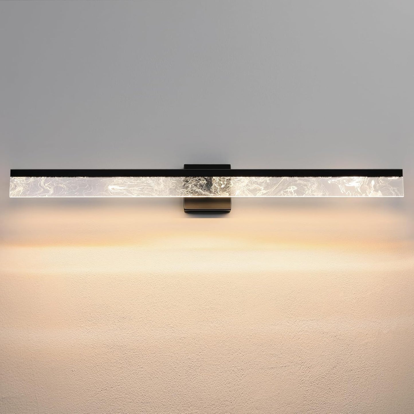 AIJIASI 39-Inch Brushed Gold Vanity Light Fixture, 28W Dimmable LED Modern Light Bar for Bathroom Mirror, Restroom, Bedroom (3000K)