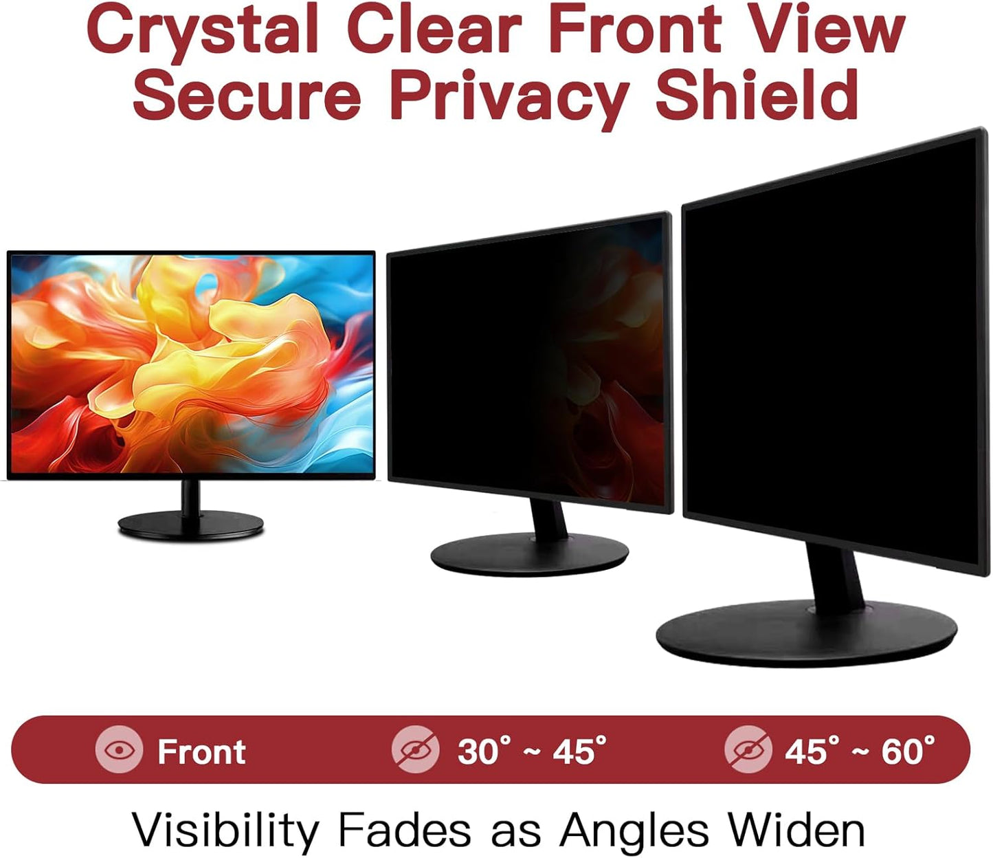 2 Pack Laptop Privacy Screen 15.6 Inch (1920x1080) Display, Anti Blue Light Glare Anti Scratch Computer Privacy Shield for 15.6" 16:9 Hp Lenovo Dell Acer Asus Samsung Portable Monitor