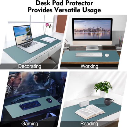 Galdas Mouse Pad For Gaming,Forest Background Pattern XXL XL Large Mouse Mat Long Extended MousePad Desk Mat Non-Slip Rubber Mice Pads Stitched Edges Thin (31.5 x 11.8 x 0.12 Inches) Tree