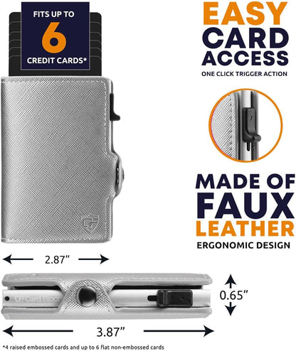 Conceal Plus Wallet Finder Slim Tracker, 5-Year Battery Life - Never Needs Charging, Track Wallet, Backpack, Luggage and More, Works with Apple Find My iOS Only (Android Not Supported)