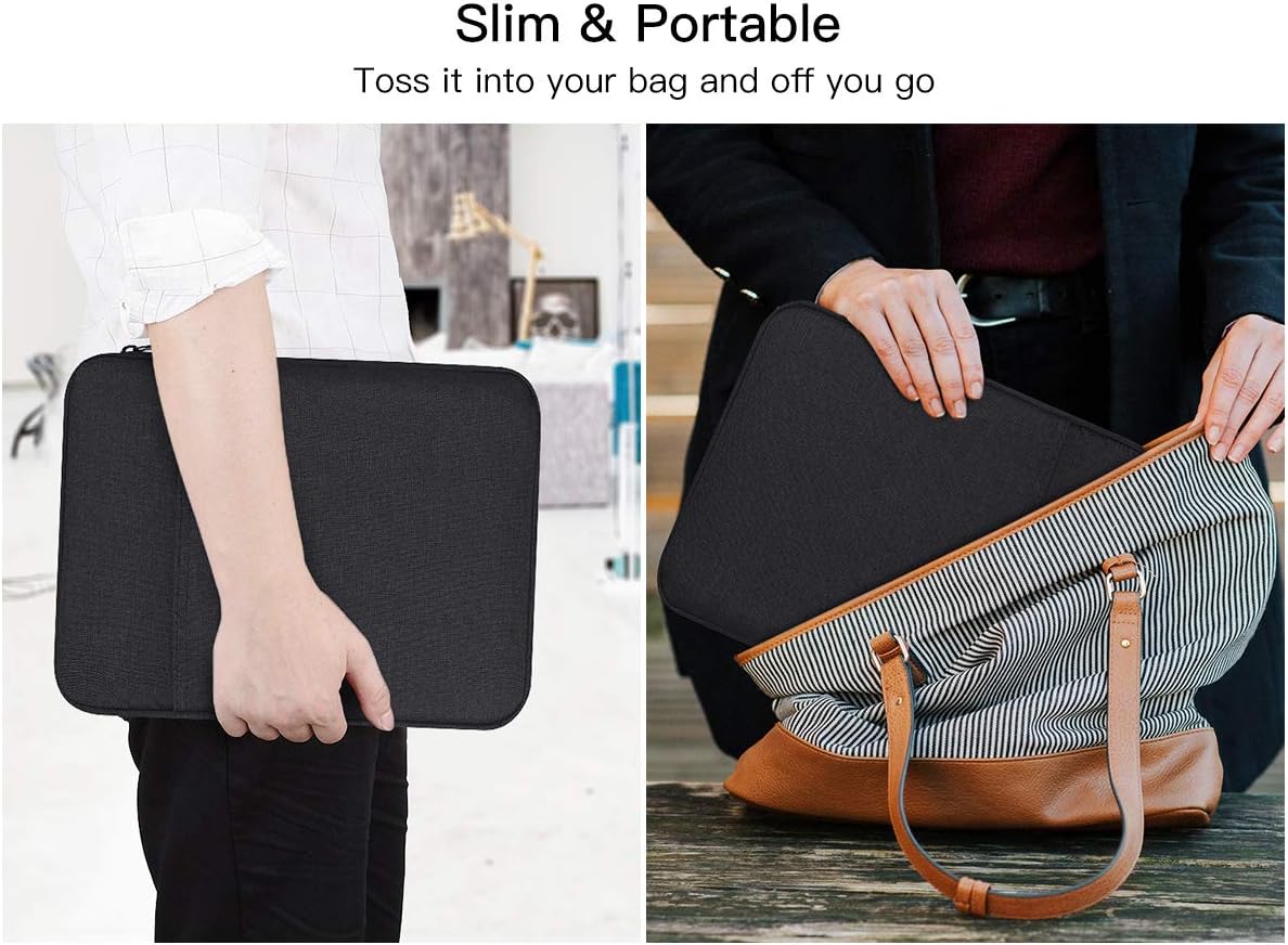 9-11 inch Tablet Sleeve Case for Fire Max 11 Tablet/Kindle Fire HD 10 Plus 10.1", iPad Pro M5 M4 /A16 11-in, iPad Air M2 M3 M4, 10.2 10.5 10.9 iPad Air, Galaxy Tab A9+ Plus, Fit Magic Keyboard -Purple