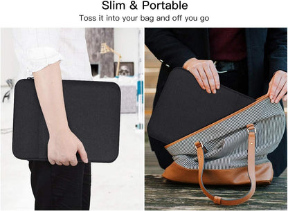 9-11 inch Tablet Sleeve Case for Fire Max 11 Tablet/Kindle Fire HD 10 Plus 10.1", iPad Pro M5 M4 /A16 11-in, iPad Air M2 M3 M4, 10.2 10.5 10.9 iPad Air, Galaxy Tab A9+ Plus, Fit Magic Keyboard -Purple