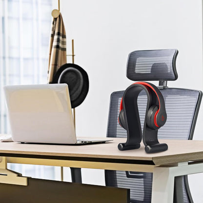 SAMDI Wood Headphone Stand, Headphone Holder Wood Headset Stand Compatible for Sony, Bose, Shure, Jabra, JBL, AKG Gaming Headphones Display et. (Walnut)