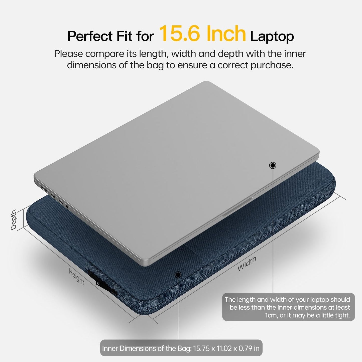 17 inch 360° Protective Laptop Case Sleeve for 2025 HP 17.3 Touchscreen Laptop,Envy 17,Pavilion 17,ASUS Vivobook 17, Shockproof Water-Resistant Computer Bag w/Accessory Pocket