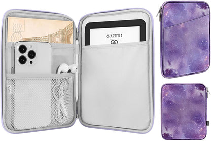 MoKo 9-11 Inch Tablet Sleeve Case, Fits New 11inch iPad Air M4/Pro M5, iPad A16 11", i-Pad 10/9/8/7th/Air 5/4th 10.9"/10.2", Tab S9/S8 11", Protective Bag Carrying Case with Pocket, Dark Gray