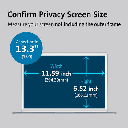 Kensington MagPro™ Magnetic Laptop Privacy Screen 14 inch, Removable 16:9 Laptop Privacy Filter, Anti-Glare, Blue Ray Reduction, Dell Latitude 5420, HP Elitebook 840 G6-G8, Lenovo, Asus (K58352WW)