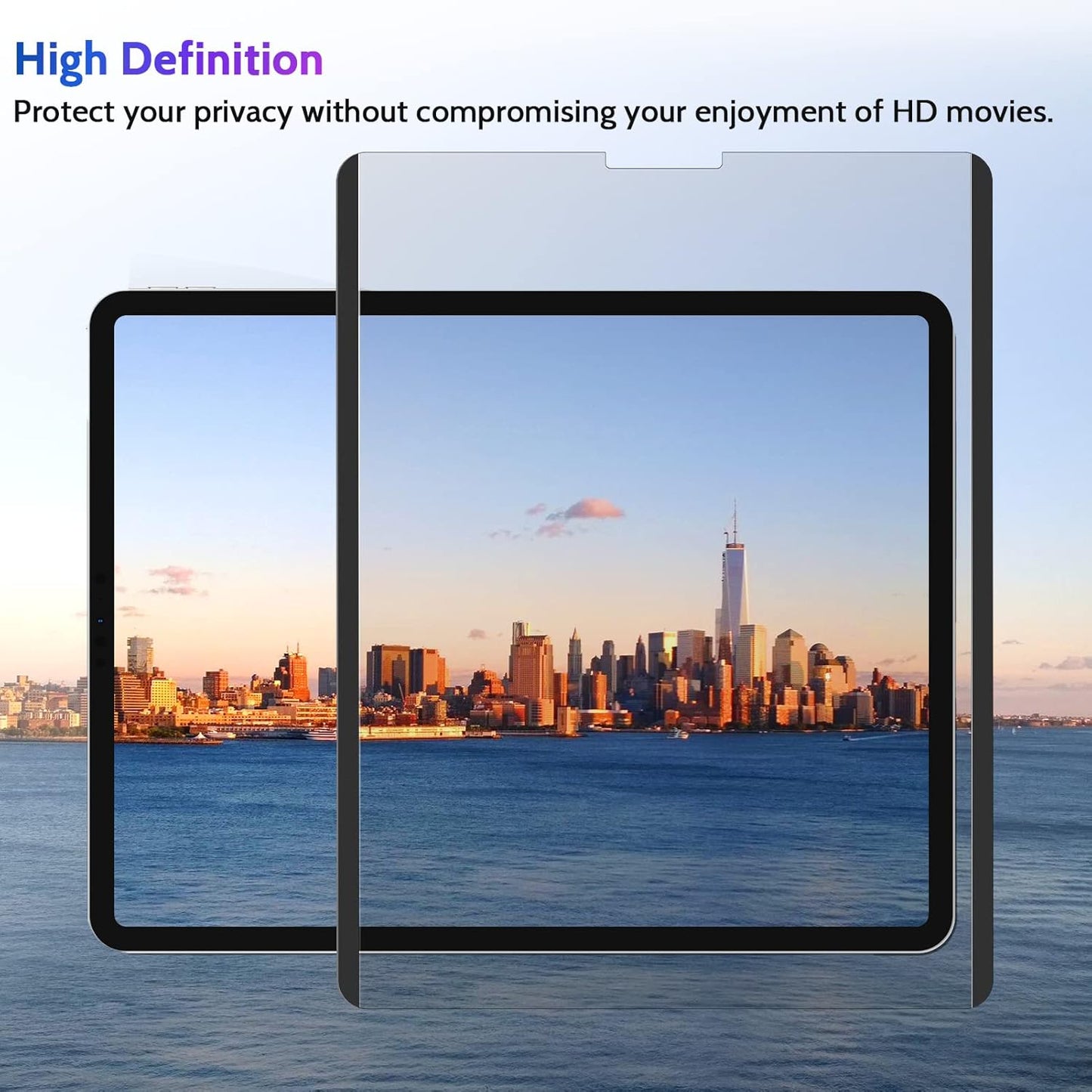 Peslv Magnetic Privacy Screen for Surface Laptop 6/5/4/3/2/1 13.5 Inch, Removable Anti Blue Light Glare Filter, Black Security Private Apy Block Protector