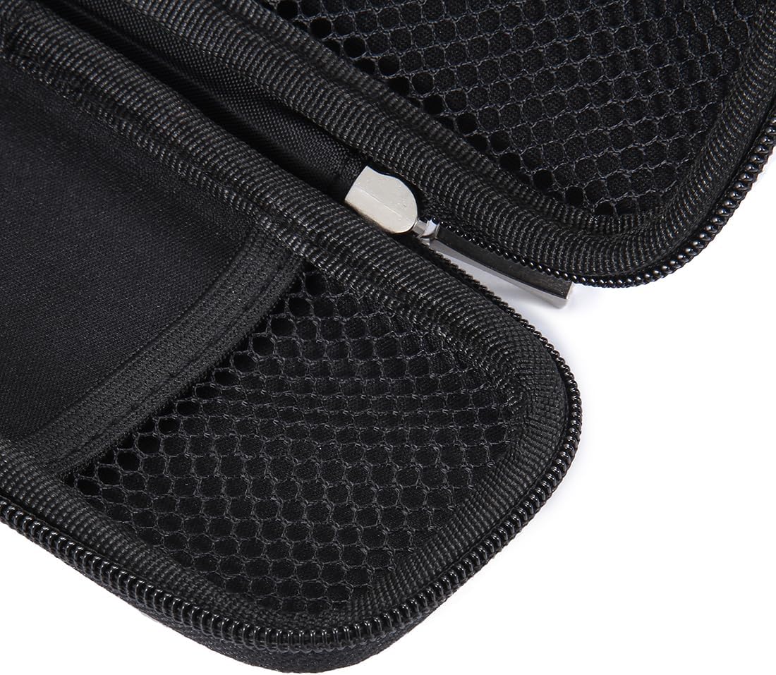 Small Pencil Case Holder for Pencils,Hard Pen Case for Executive Fountain Pens,Ballpoint Pens-Black