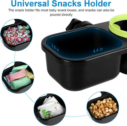 Accmor Stroller Cup Holder, Universal Cup Holder for Uppababy Nuna Doona Strollers, Bottle Drinks Holder for Wheelchair, Walker, Bike, Scooter