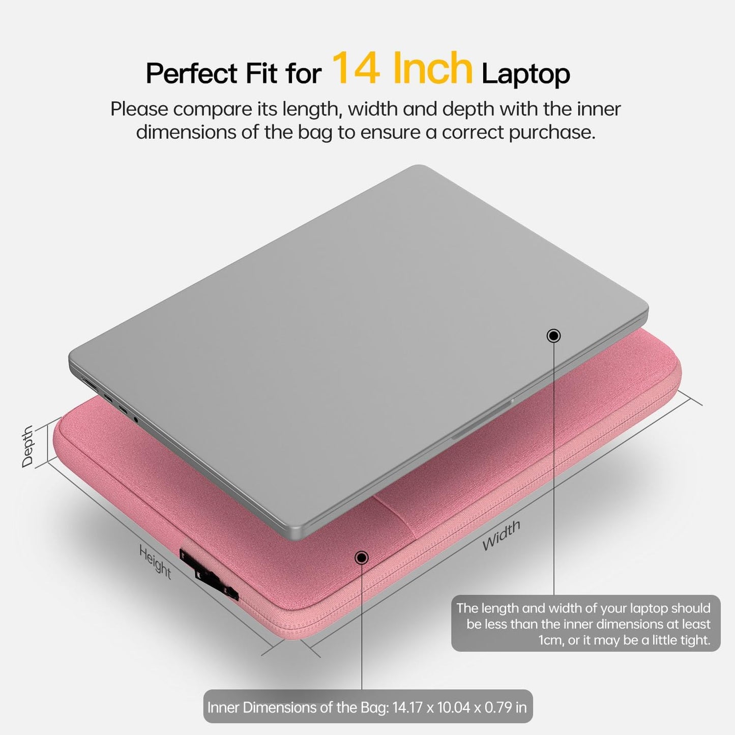 17 inch 360° Protective Laptop Case Sleeve for 2025 HP 17.3 Touchscreen Laptop,Envy 17,Pavilion 17,ASUS Vivobook 17, Shockproof Water-Resistant Computer Bag w/Accessory Pocket