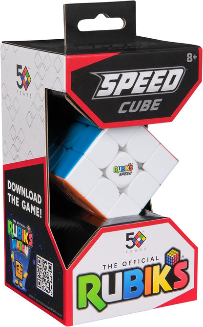 Rubik’s Cube, Timer Stand, Clear Display Device for WCA Speedcubers, Track Your Time to Solve Brain Teaser Puzzle for Adults, Problem-Solving Brain Teaser Fidget Toy for Kids, Ages 8 & Up
