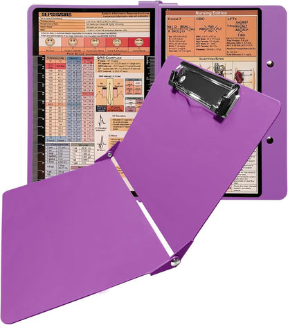 Nursing Clipboard Foldable, Nurse Clipboard, Nursing Clipboard for Nurse, Doctor, Medical Students (Teal)