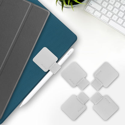 ProCase (5 Pack) Pen Loop Holder for Notebooks Journals Planners Tablet Case, Self Adhesive Leather Pencil Holder with Elastic Loop for Pens, Apple Pencil, Stylus Pen -Black
