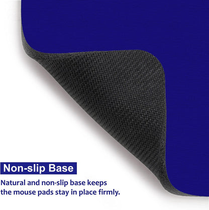 Audimi Small Mouse Pad 6 x 8 Inch, Mini Mouse Pad Thick for Laptop Wireless Mouse Home Office Travel, Portable & Washable (Black)