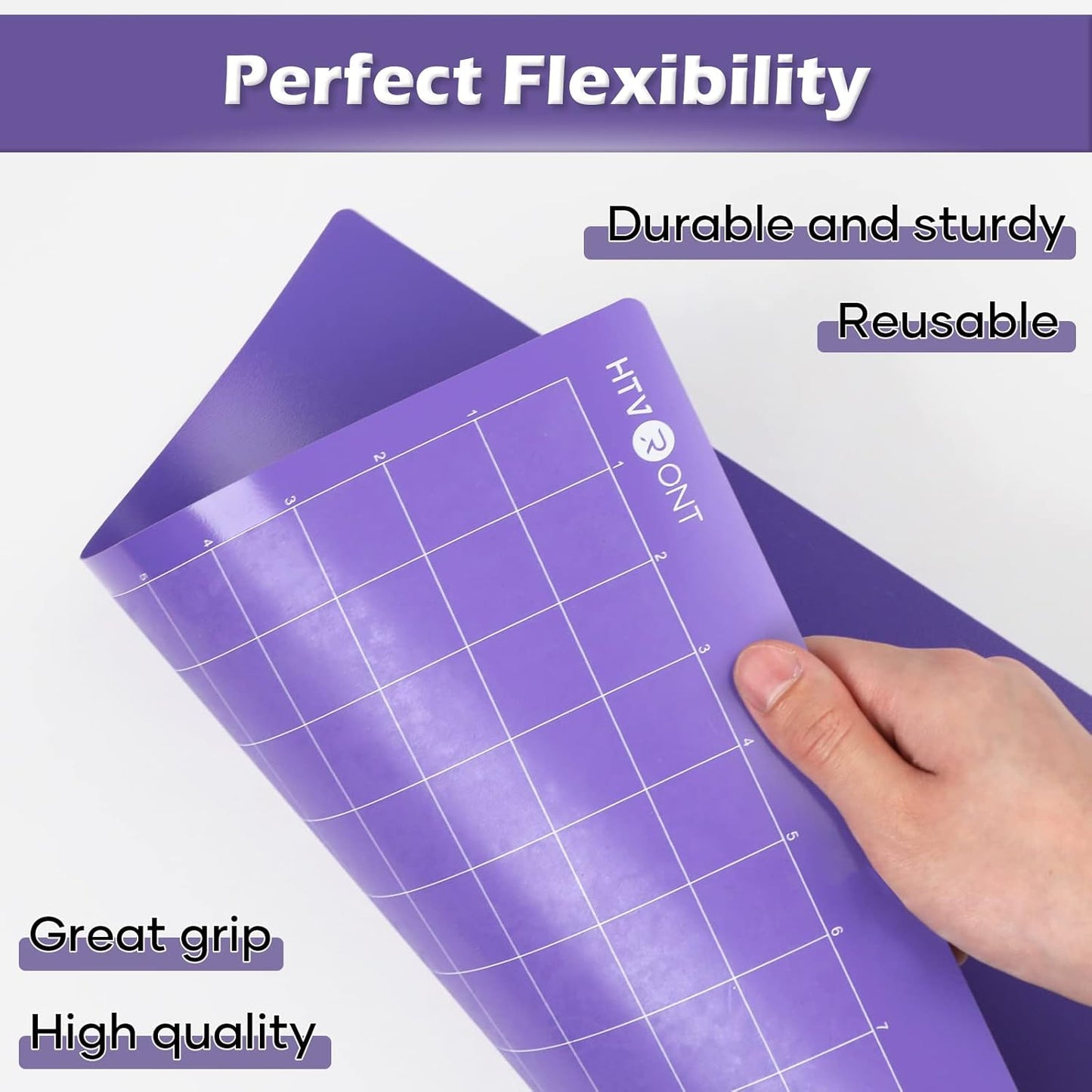 HTVRONT 5 Packs Self Healing Cutting Mat- 12" x 18” Double-Sided Cutting Mats for Crafts, A3 High-Density Sewing Mat with Grid for Fabric Quilting Modeling Hobby Scrapbooking Project