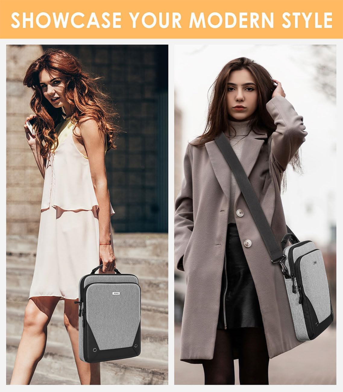MoKo 9-11 Inch Tablet Sleeve Bag 360° Protetive Carrying Case Compatible with iPad 10th 10.9, iPad Air 5/4th 10.9, iPad 9/8th 10.2, iPad Pro 11, Tab S8/S9 11, with Handle and Shoulder Strap, Black