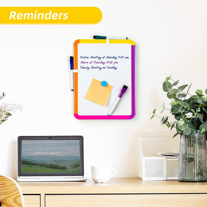 VUSIGN Small Dry Erase Whiteboard, 8.5 x 11 Inches White Board for Kids, Students, Fridge, Locker, Mini Dry Erase Board