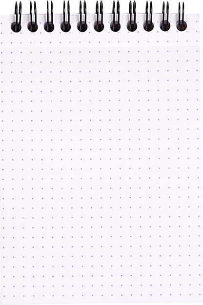 Rhodia #16 Wirebound Notepad 5.8" x 8.3" Dot Pad, Orange Cover