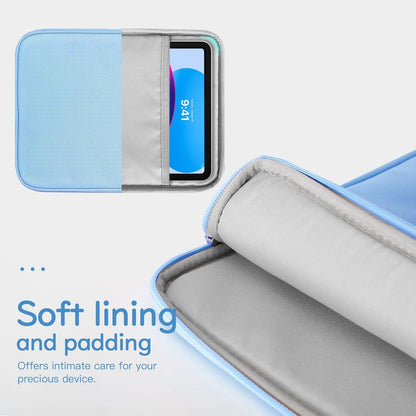 Dadanism 9-11" Tablet Sleeve Bag Carrying Case for iPad (A16) 11th Gen 11", iPad 10th Gen 10.9" Air 5/4, iPad Air M4/Pro 11", iPad 9/8/7th, Galaxy Tab A11+ Plus 11", Remarkable 2 10.3", Black