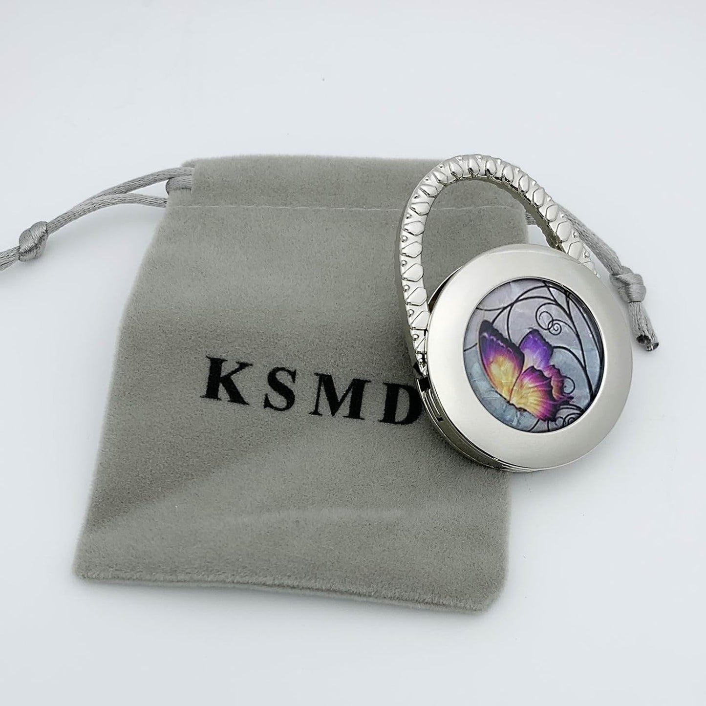 KSMD Purse Hooks for Table & Bars, Portable Handbag Holder - Foldable Table Hook Hanger