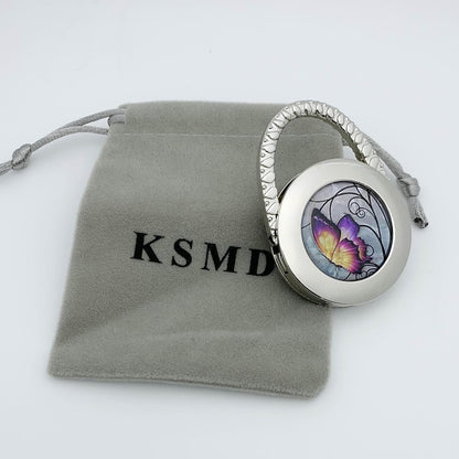 KSMD Purse Hooks for Table & Bars, Portable Handbag Holder - Foldable Table Hook Hanger