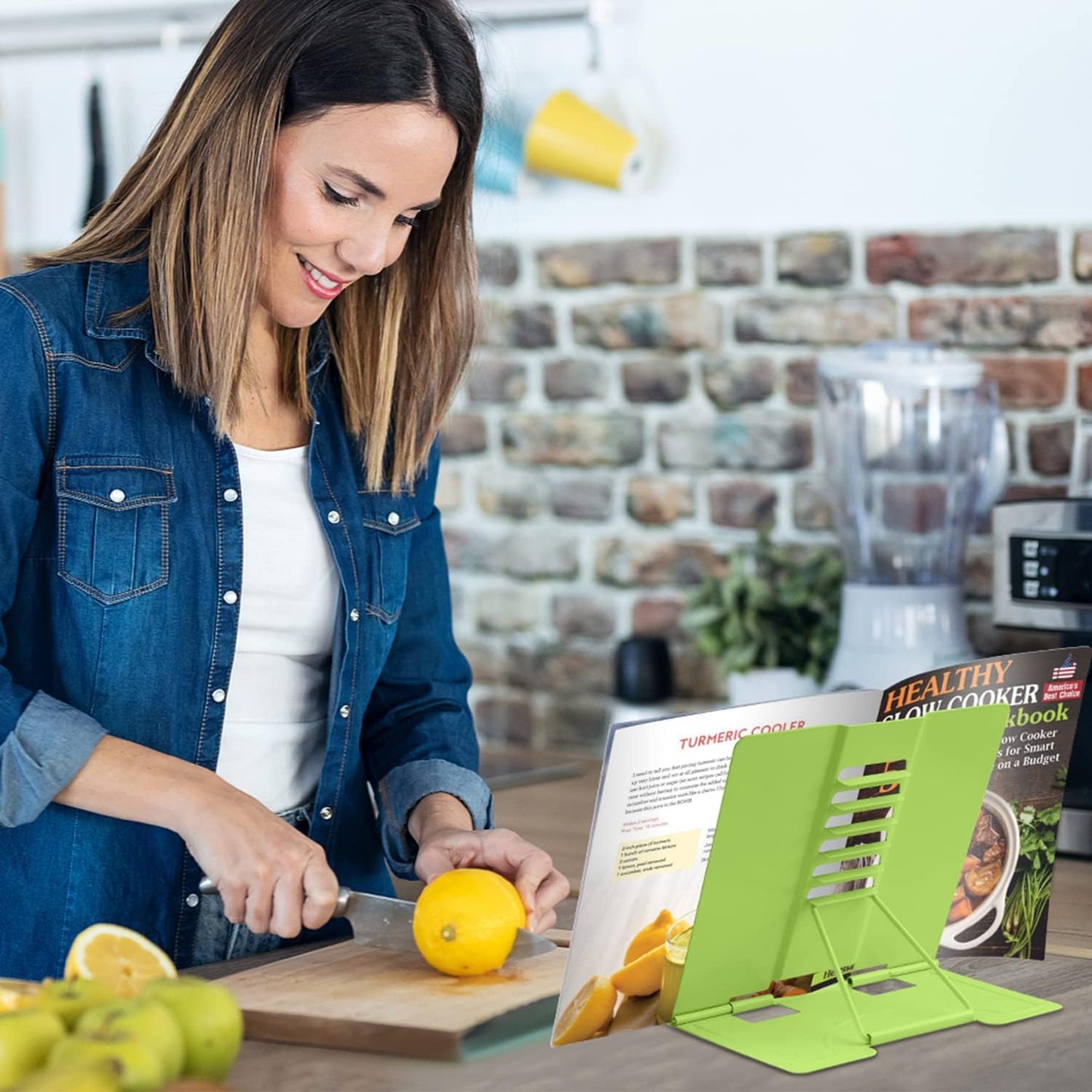 Honagu Book Stand Metal Desk Book Holder, Book Holders for Reading Hands Free, Adjustable Cookbook Documents Holder, Portable Bookstand for Music Books, Textbook, Recipe, Tablet, Ipad (Black)