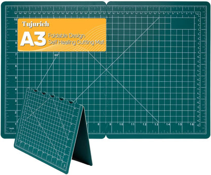 Self Healing Cutting Mat, 17" x 23", Double-Sided Rotary Cutting Mat for Sewing, Quilting, Scrapbooking & Craft, Large Craft Cutting Board for Hobby Use(A2)