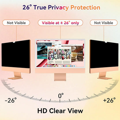 Magnetic Privacy Screen for Microsoft Surface Laptop 7 13.8 Inch, Removable Anti Glare Blue Light Filter, 13.8 In Anti Spy Black Security Private Block Screen Protector