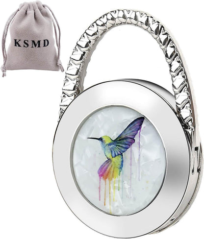 KSMD Purse Hooks for Table & Bars, Portable Handbag Holder - Foldable Table Hook Hanger